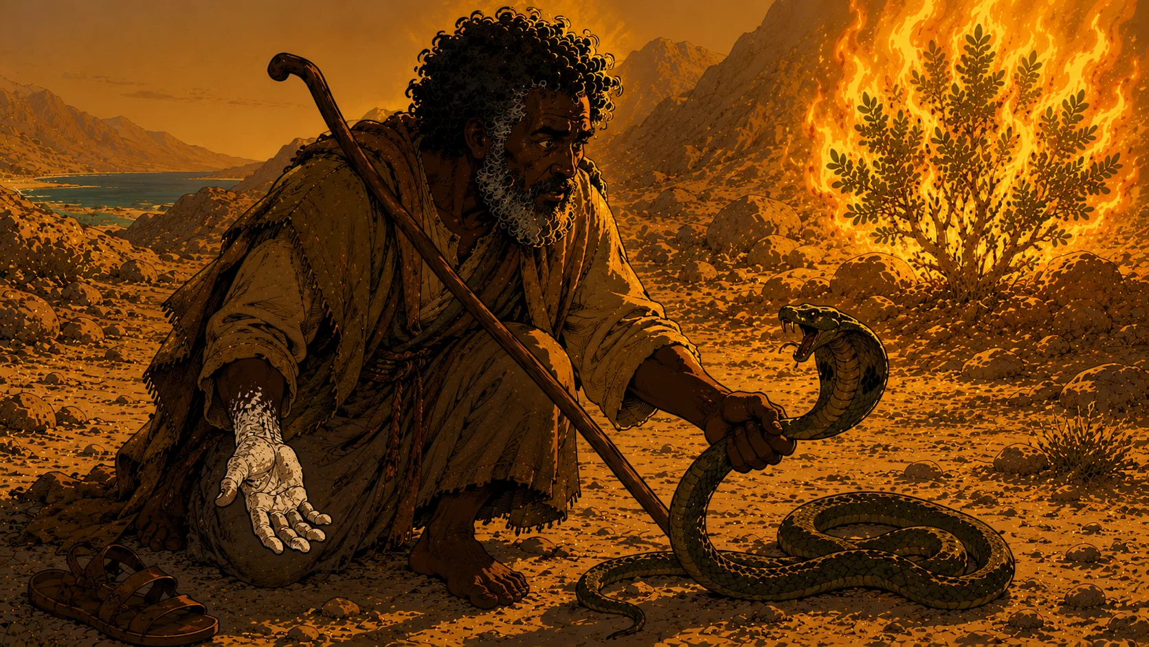 The Signs Given to Moses — Exodus 4:1–17